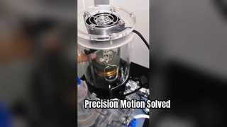 Motore a bobina mobile a movimento lineare di precisione