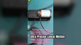 Piattaforma lineare precisa per attuatore a bobina mobile