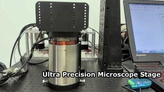 Tavolino per microscopio con motore a bobina mobile ad alta precisione